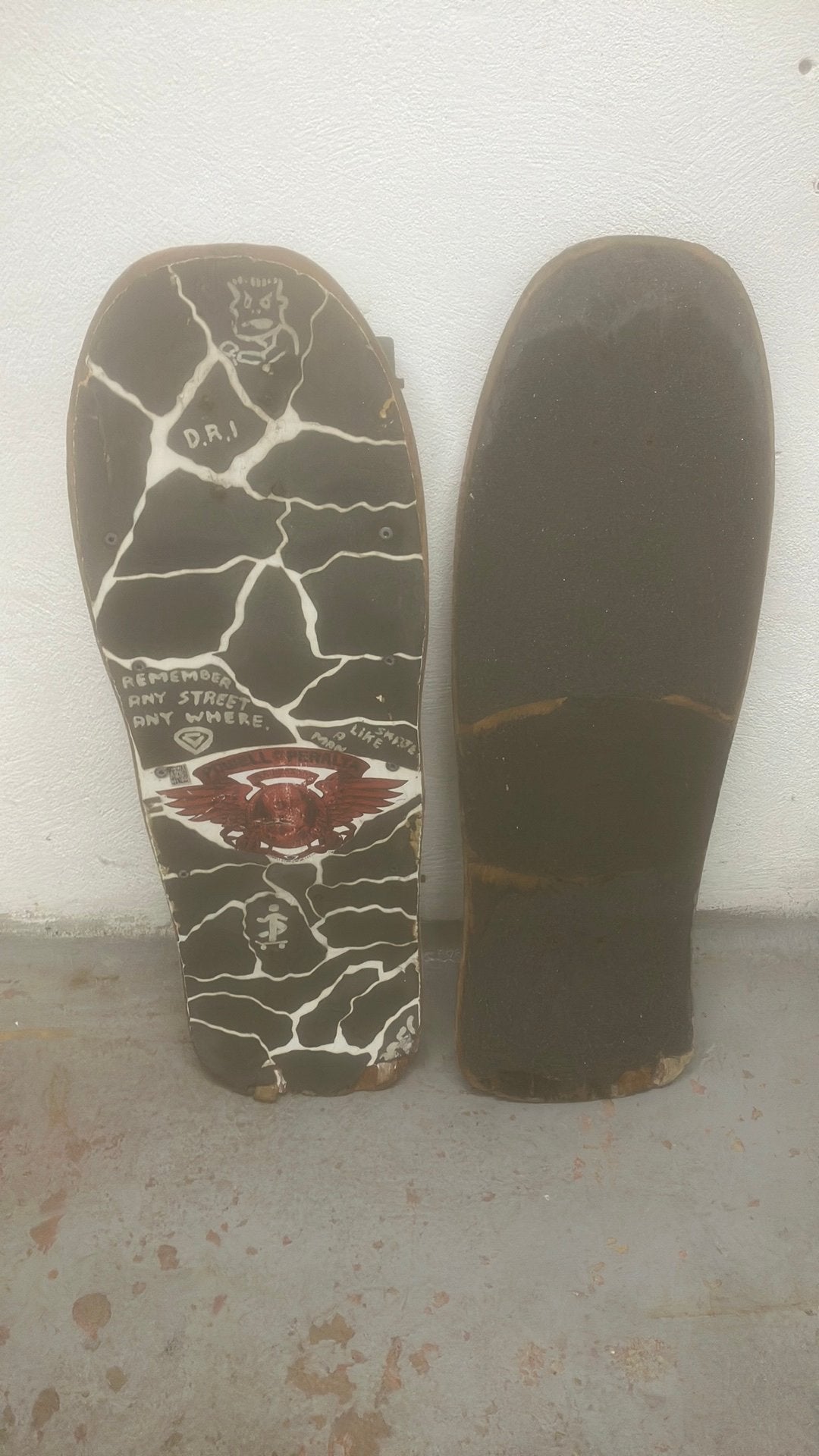 Skateboards jaren 80, Sports & Fitness, Enlèvement, Utilisé, Skateboard