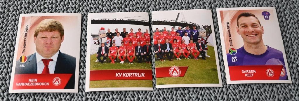 Panini Football 2014 / KV Kortrijk / 21 stickers, Verzenden, Nieuw, Poster, Plaatje of Sticker