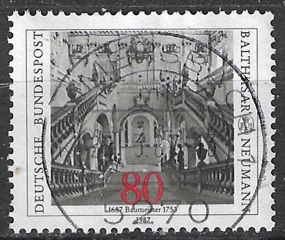 Allemagne Bundespost 1987 - Yvert 1139 - Neumann (ST), Envoi, Affranchi