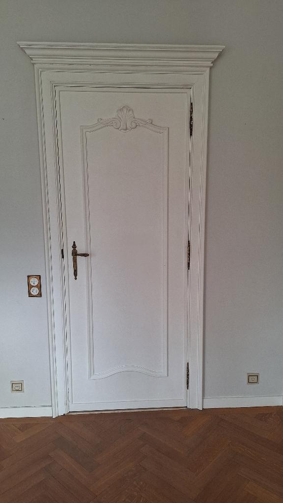 Porte intérieure 203 x 79 moulure coquillage, 75 à 150 cm, Enlèvement, Utilisé, Autres types
