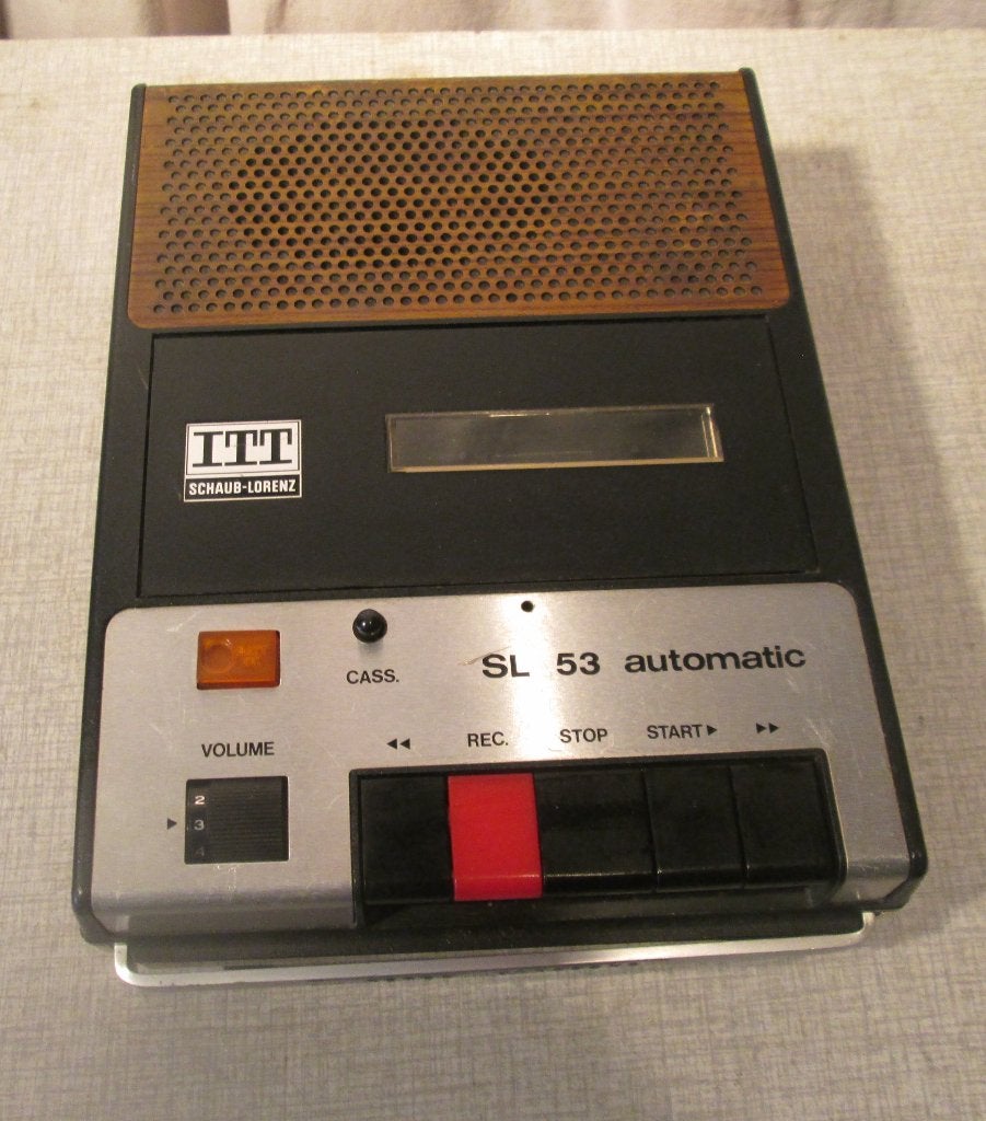 Lecteur de cassettes rétro - ITT - SL 53 automatique, Enlèvement ou Envoi, Simple