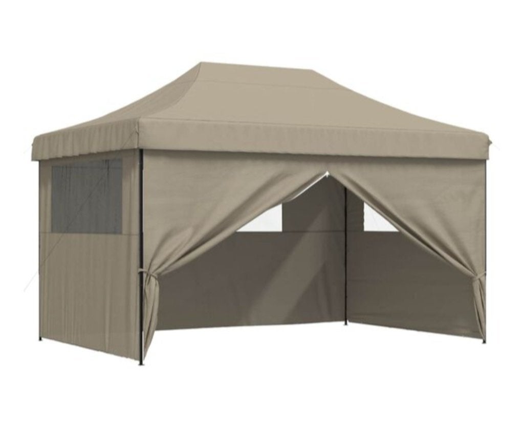 Partytent taupe, Ophalen, Opvouwbaar, Partytent, Minder dan 4 meter