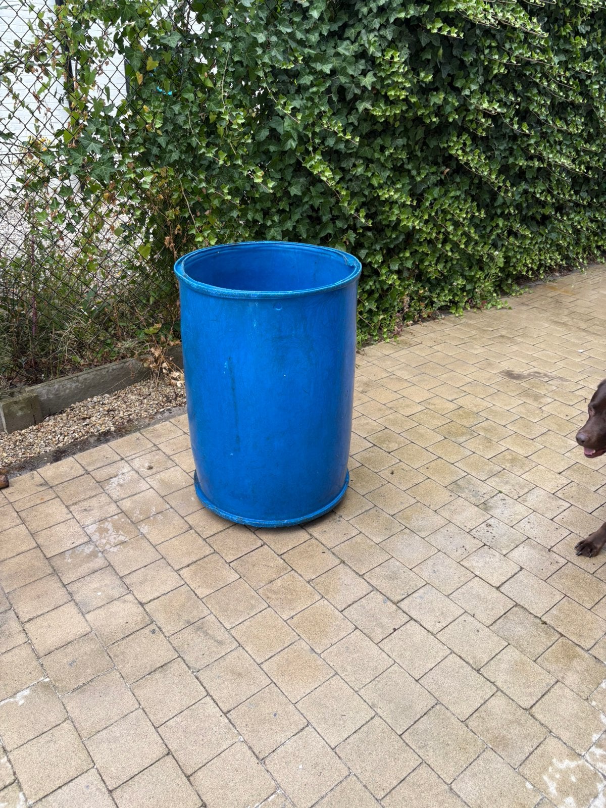 Regenwaterton, Ophalen, Zo goed als nieuw