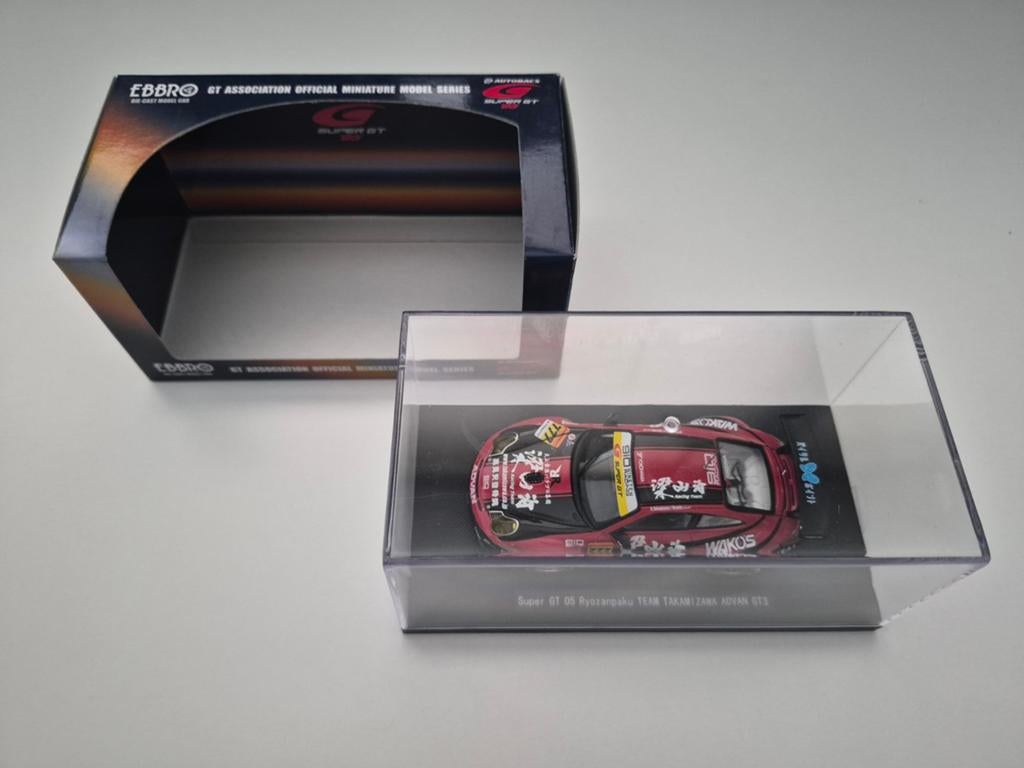 EBBRO 1/43 Porsche Super GT 753, Ophalen of Verzenden, Zo goed als nieuw, Auto, Overige merken