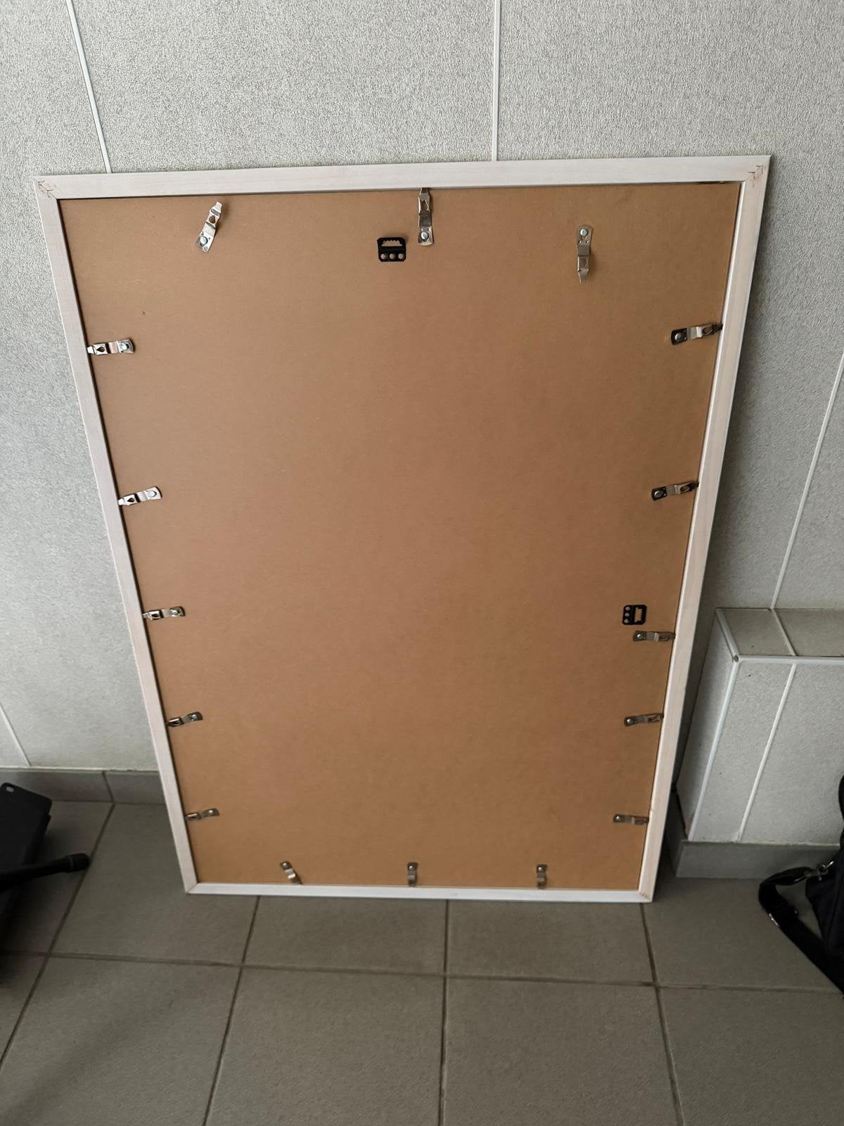 Fotokader groot grijs, Ophalen, Zo goed als nieuw