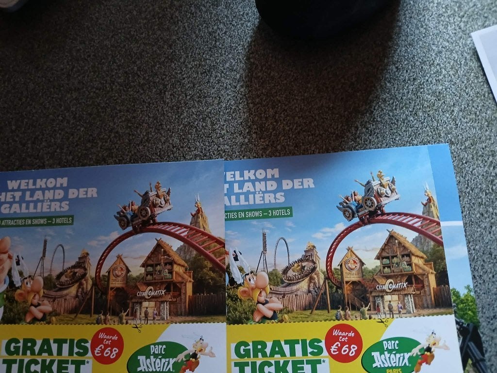 1+1 Parc Asterix Paris, Tickets & Billets, Loisirs | Parcs d'attractions, Deux personnes, Ticket ou Carte d'accès