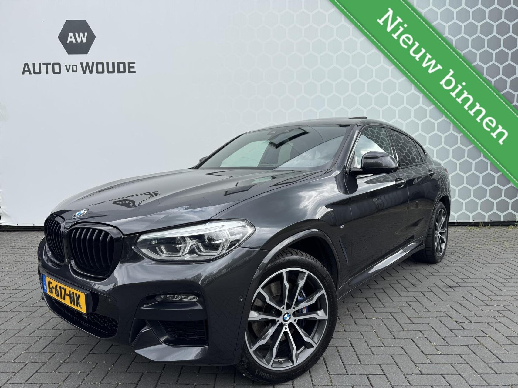 BMW X4 xDrive30d High Executive PANO M-sport Trekhaak LEER, Autos, BMW, Cuir, Argent ou Gris, Achat, Euro 6
