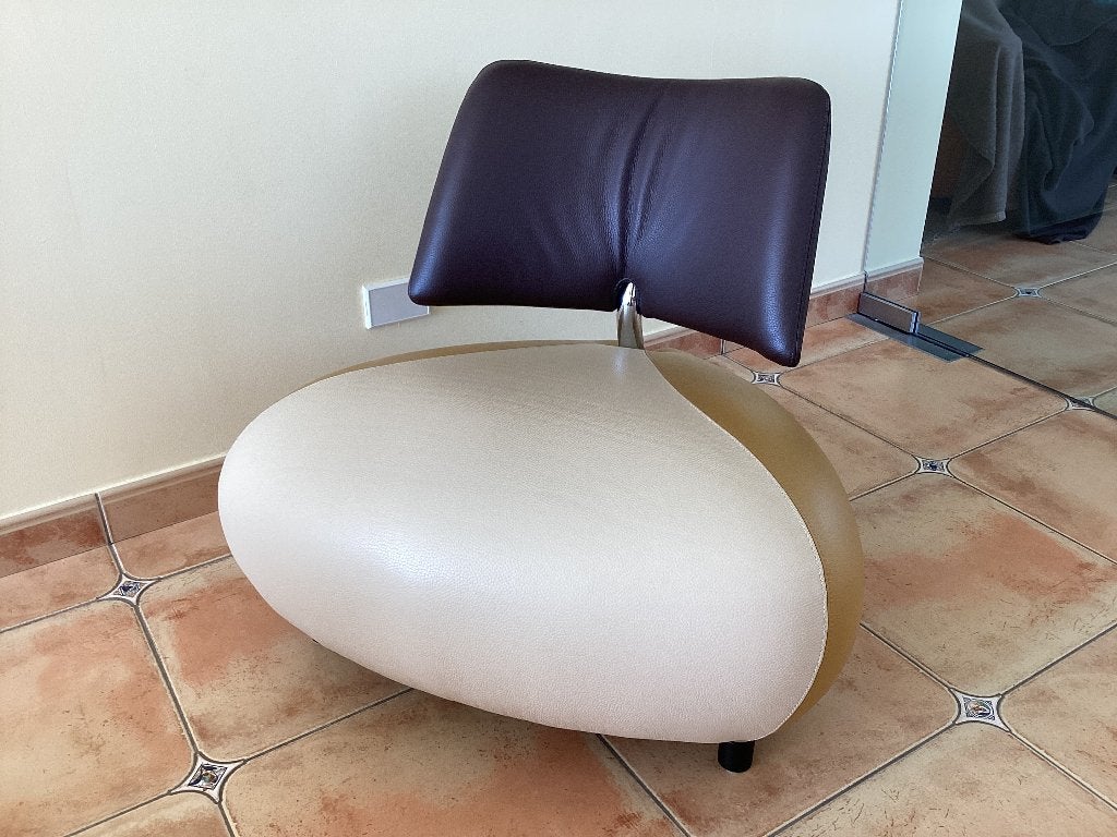 NOUVEAU ! Modèle Leolux Pallone Dad (Paradise Collection), Maison & Meubles, Fauteuils, Enlèvement, Neuf, Cuir, Sede cassina durlet jori vitra knoll artifort