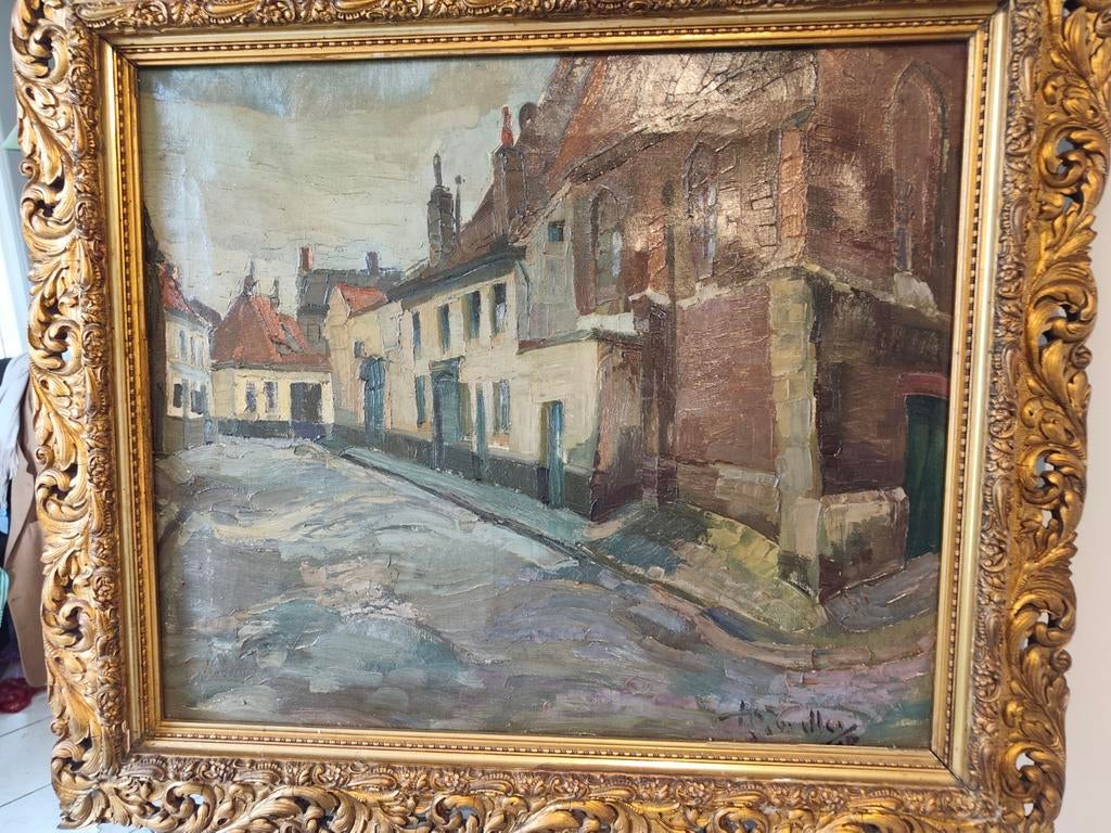 Schilderij Maurits Tilley., Antiek en Kunst, Ophalen of Verzenden