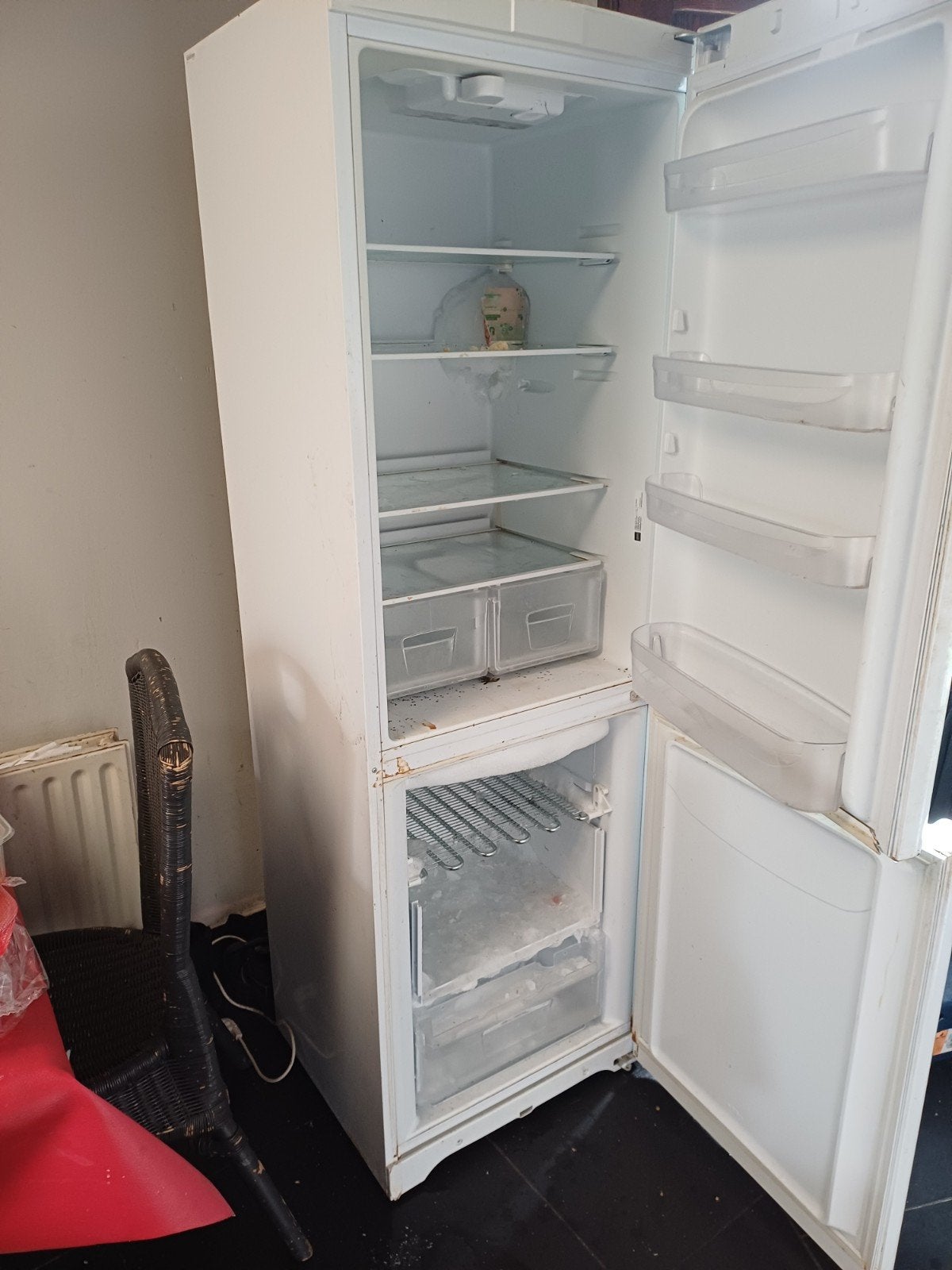 grote recente frigo met met vriesvakken, Elektronische apparatuur, Ophalen, Gebruikt, 160 cm of meer, Vrijstaand