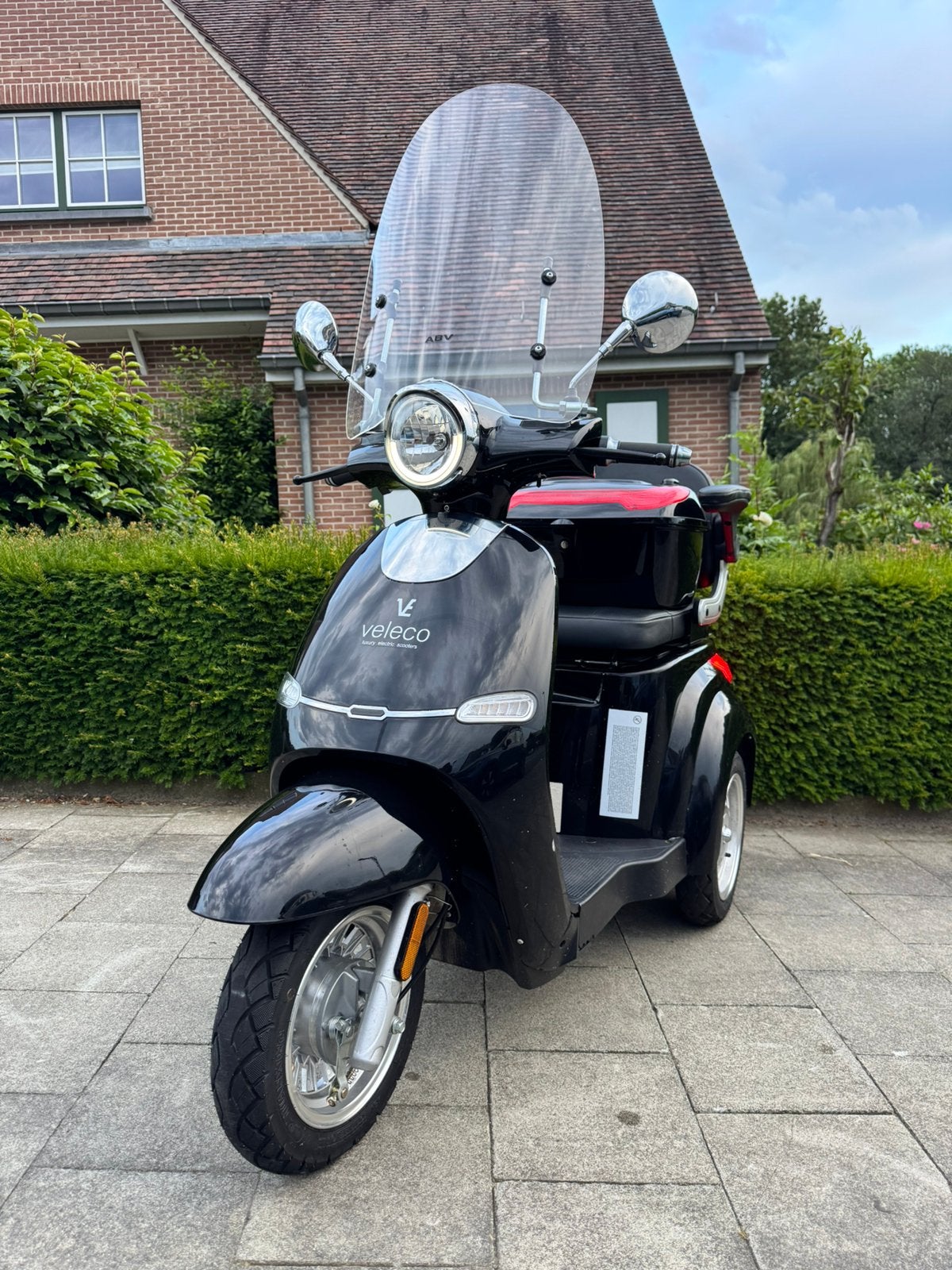 Scootmobiel Veleco CRISTAL — Voiturette électrique à 3 roues, Enlèvement ou Envoi, Pliant, Comme neuf, Fauteuil roulant électrique