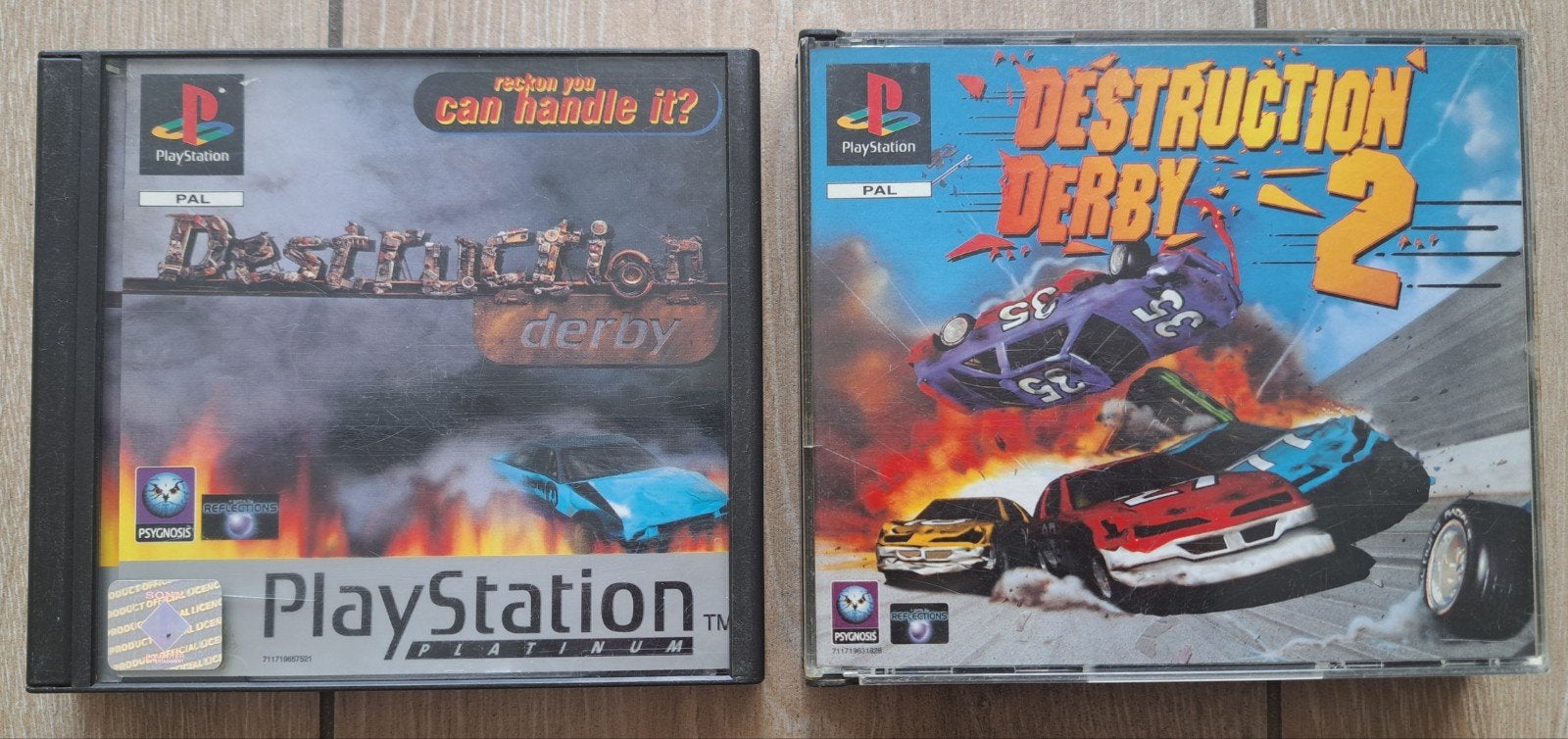 Games Ps1: Destruction Derby 1 / 2, Ophalen of Verzenden, Gebruikt