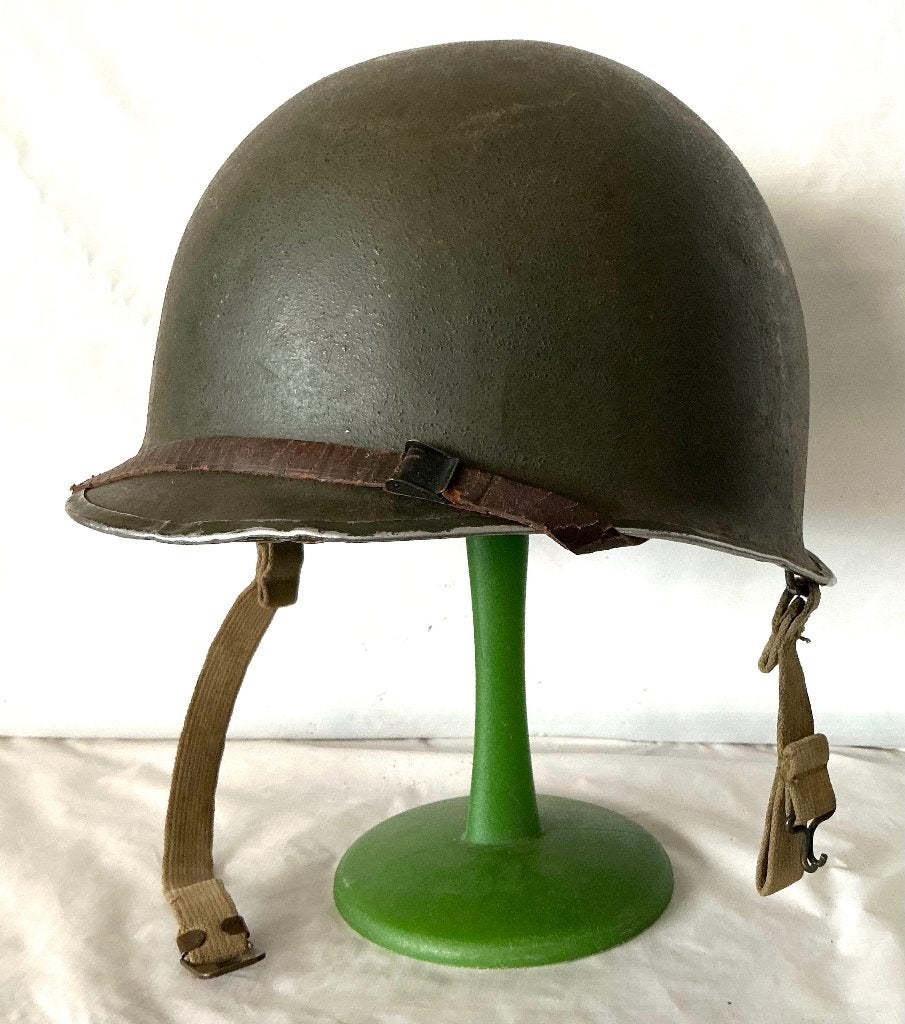 US WWII WO2  M1 Helm helmet HOOD RUBBER liner, Verzamelen, Ophalen of Verzenden