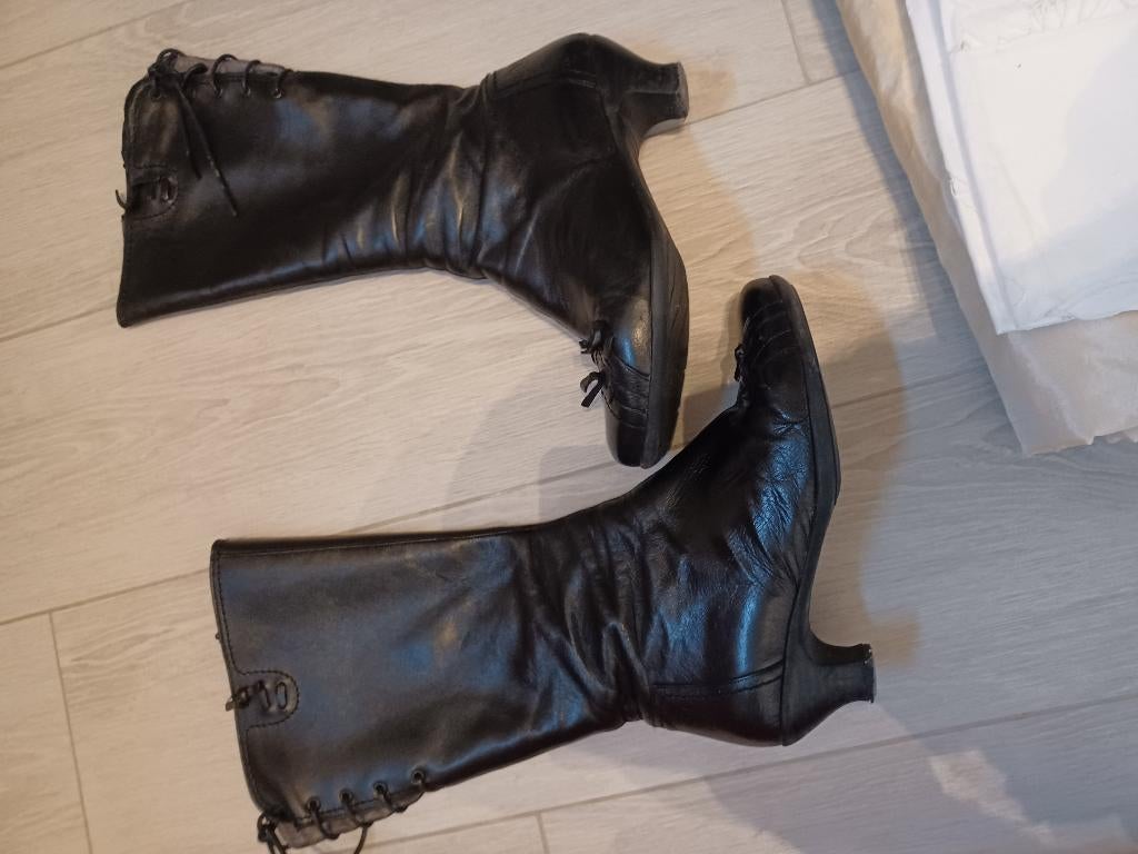 BRAKO ZWARTE HOGE LAARZEN MAAT XL, Kleding | Dames, Schoenen, Hoge laarzen, Zwart, Ophalen of Verzenden, Zo goed als nieuw