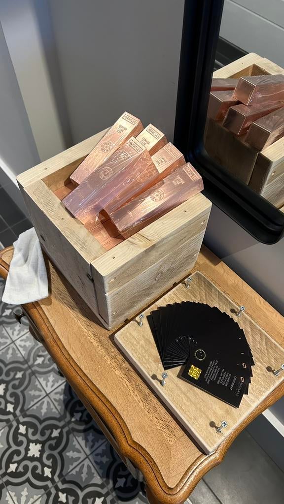 Barres en cuivre, Enlèvement, Cuivre