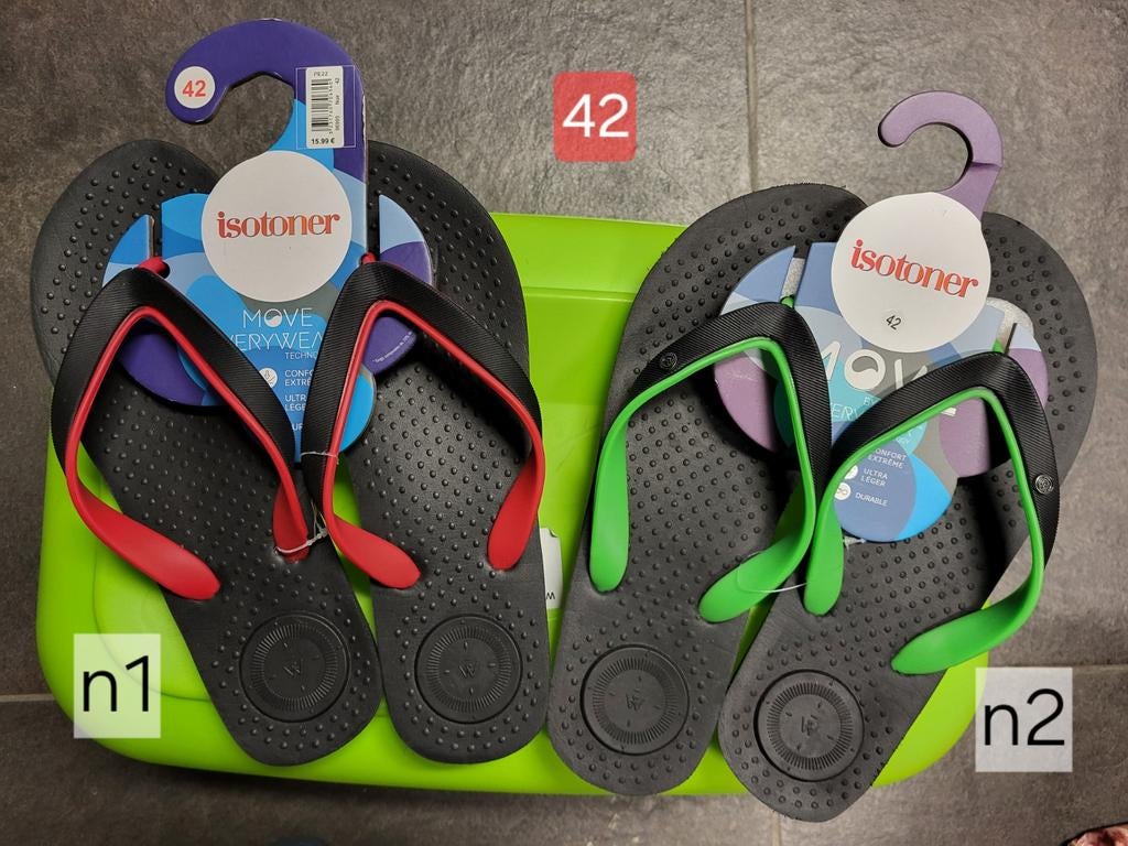 Tongs Homme de la marque ISOTONER, Enlèvement ou Envoi