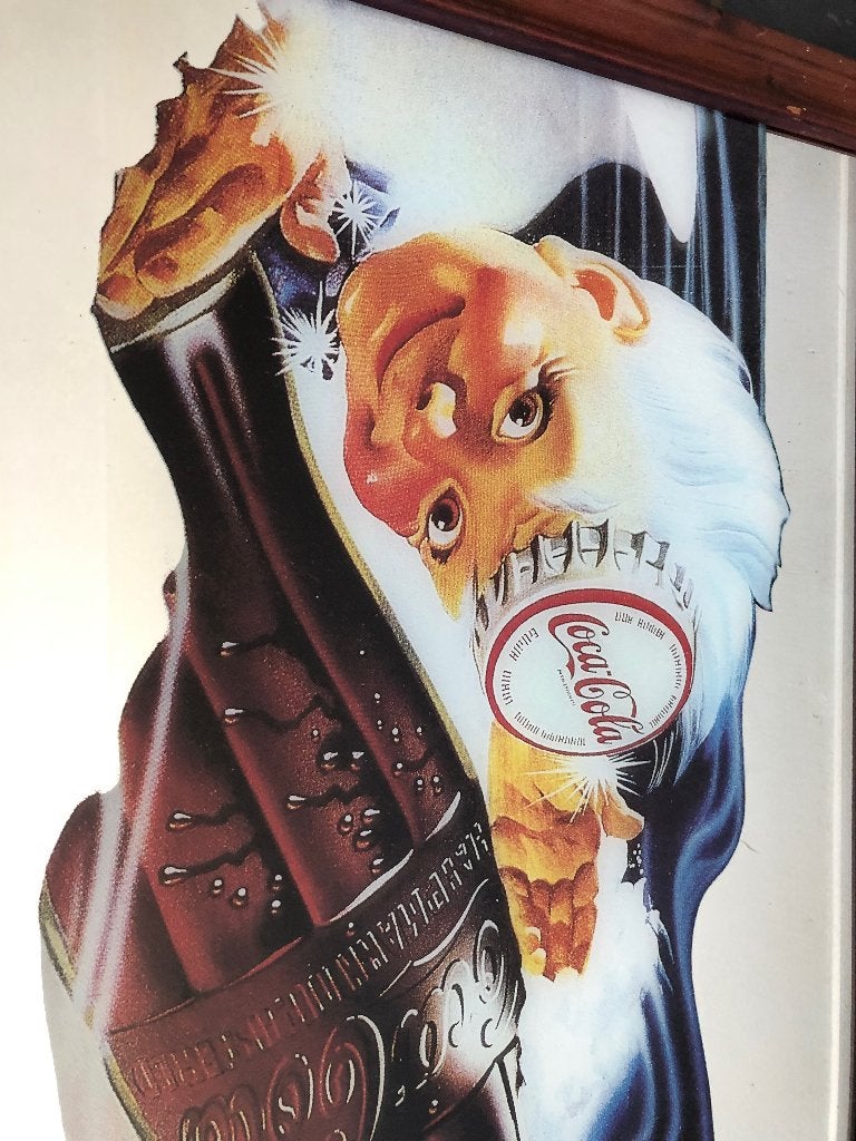 Miroir publicitaire Coca Cola, Enlèvement ou Envoi, Comme neuf, Panneau publicitaire