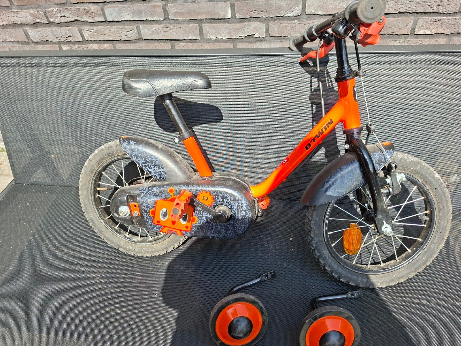 Btwin kinderfiets 16 inch met zijwielen, Ophalen
