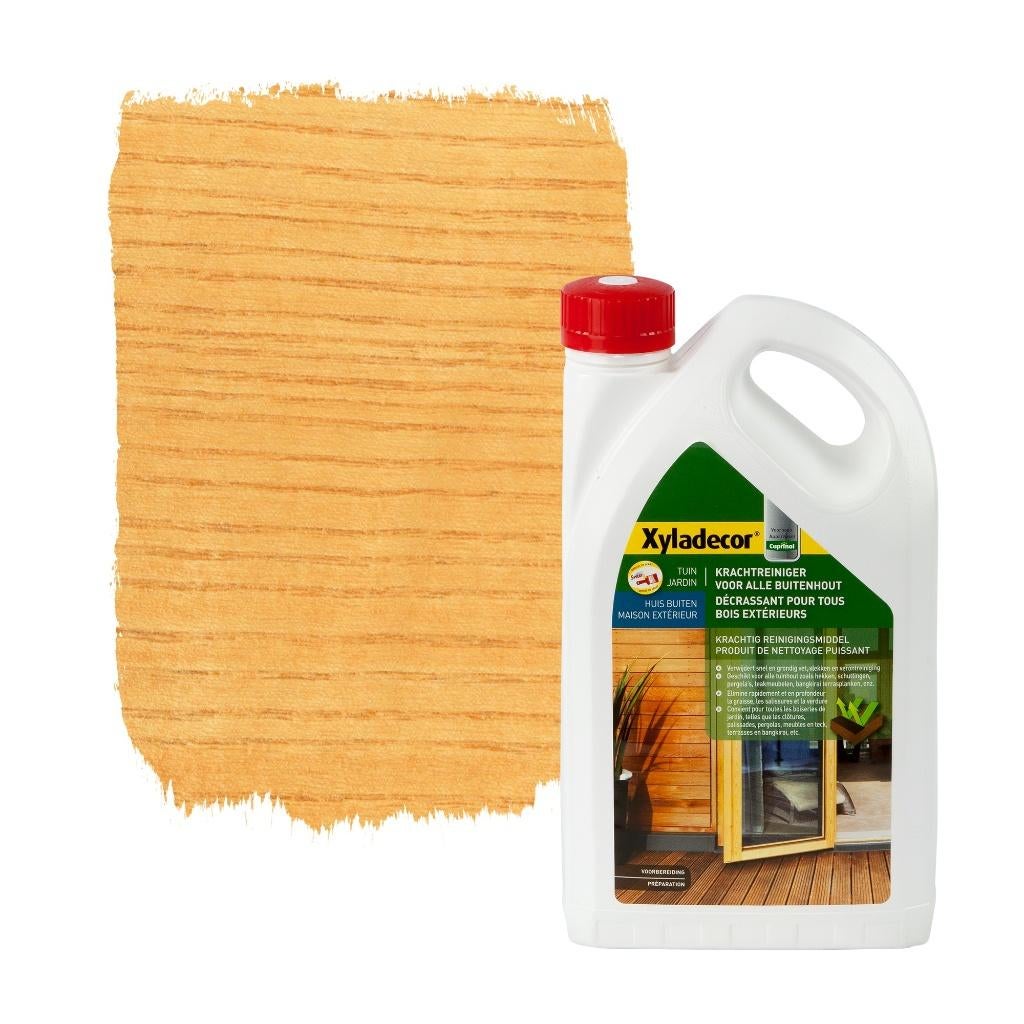 NETTOYANT PUISSANT XYLADECOR  BOIS DEXTÉRIEUR INCOLORE 2,5 L, Jardin & Terrasse, Abris de jardin, Enlèvement ou Envoi, Neuf, Abri de jardin