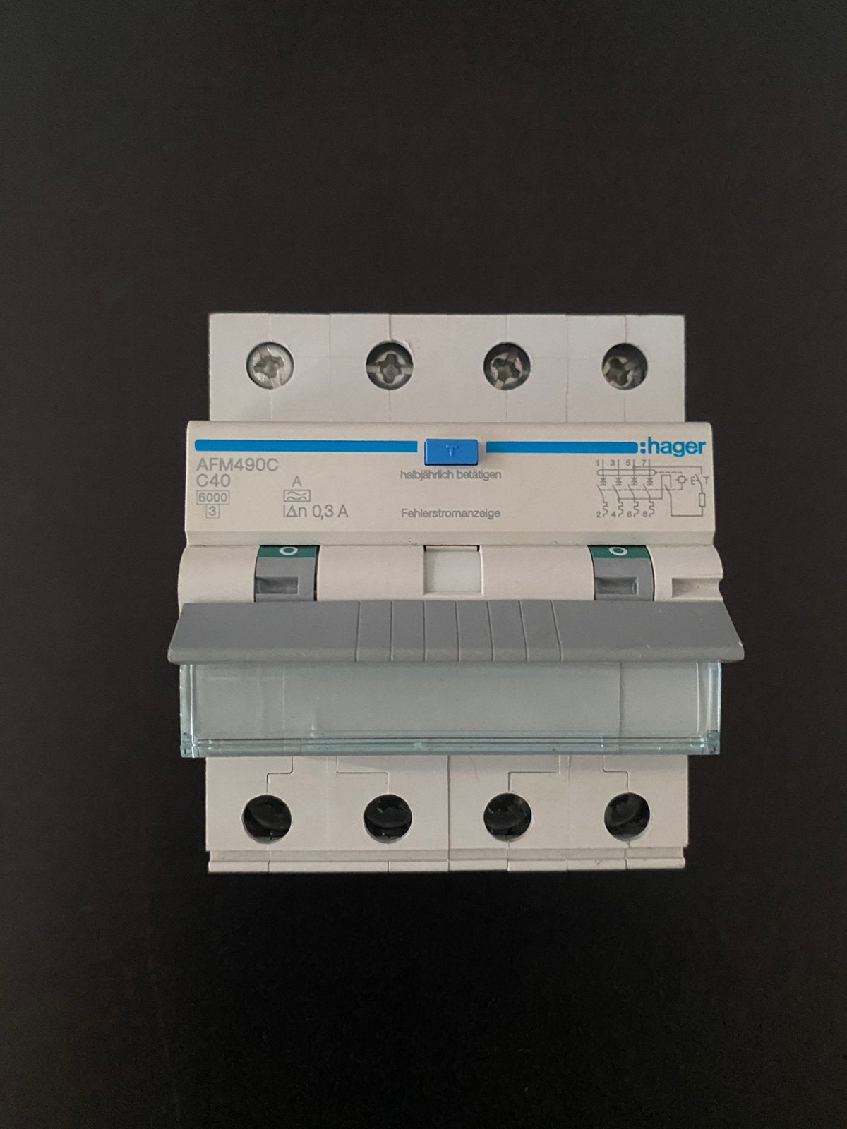 Différentiel 40A type C, 4P, Enlèvement, Comme neuf