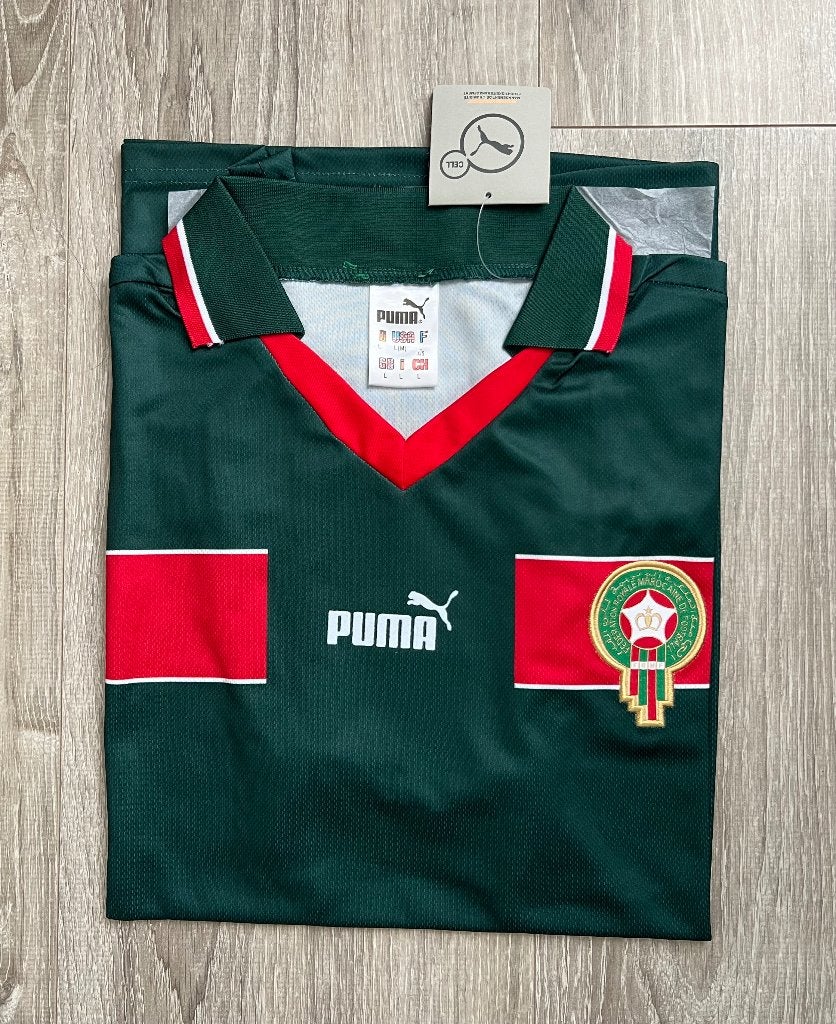 Marokko 98, Vêtements | Hommes, Vêtements de sport, Neuf, Football, Taille 48/50 (M), Vert, Envoi
