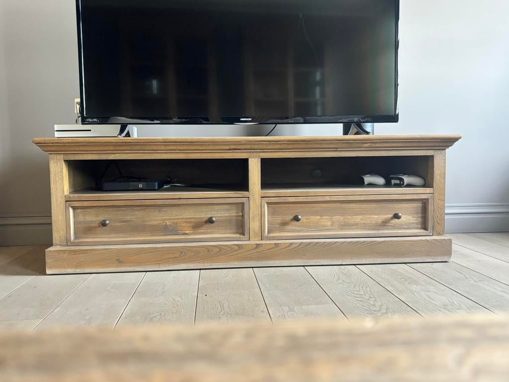 Tv kast eik, Huis en Inrichting, Kasten |Televisiemeubels, Ophalen, Nieuw, Eikenhout, Landelijk