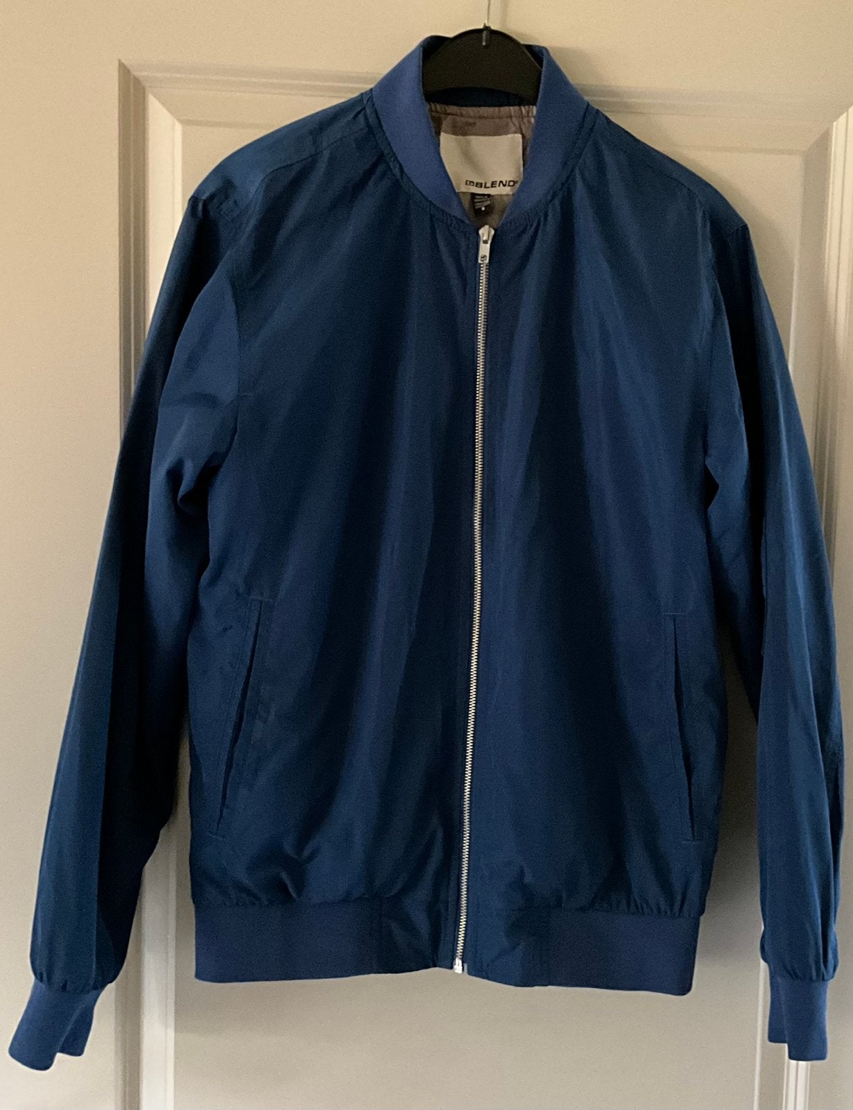 Veste d'été/blouson bomber Blue Blend — taille S, Enlèvement ou Envoi, Comme neuf, Taille 46 (S) ou plus petite, Bleu