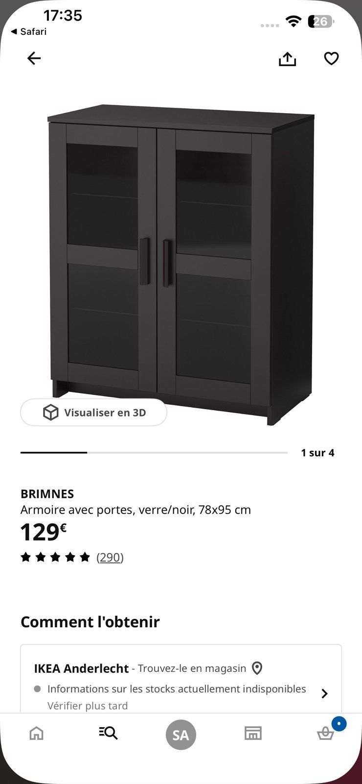 Meuble ikea parfait etat, Enlèvement, Comme neuf