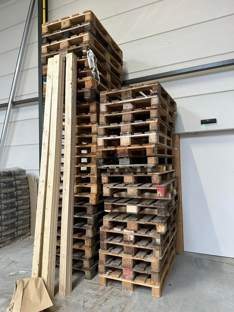 Europalletten, Ophalen, Zo goed als nieuw