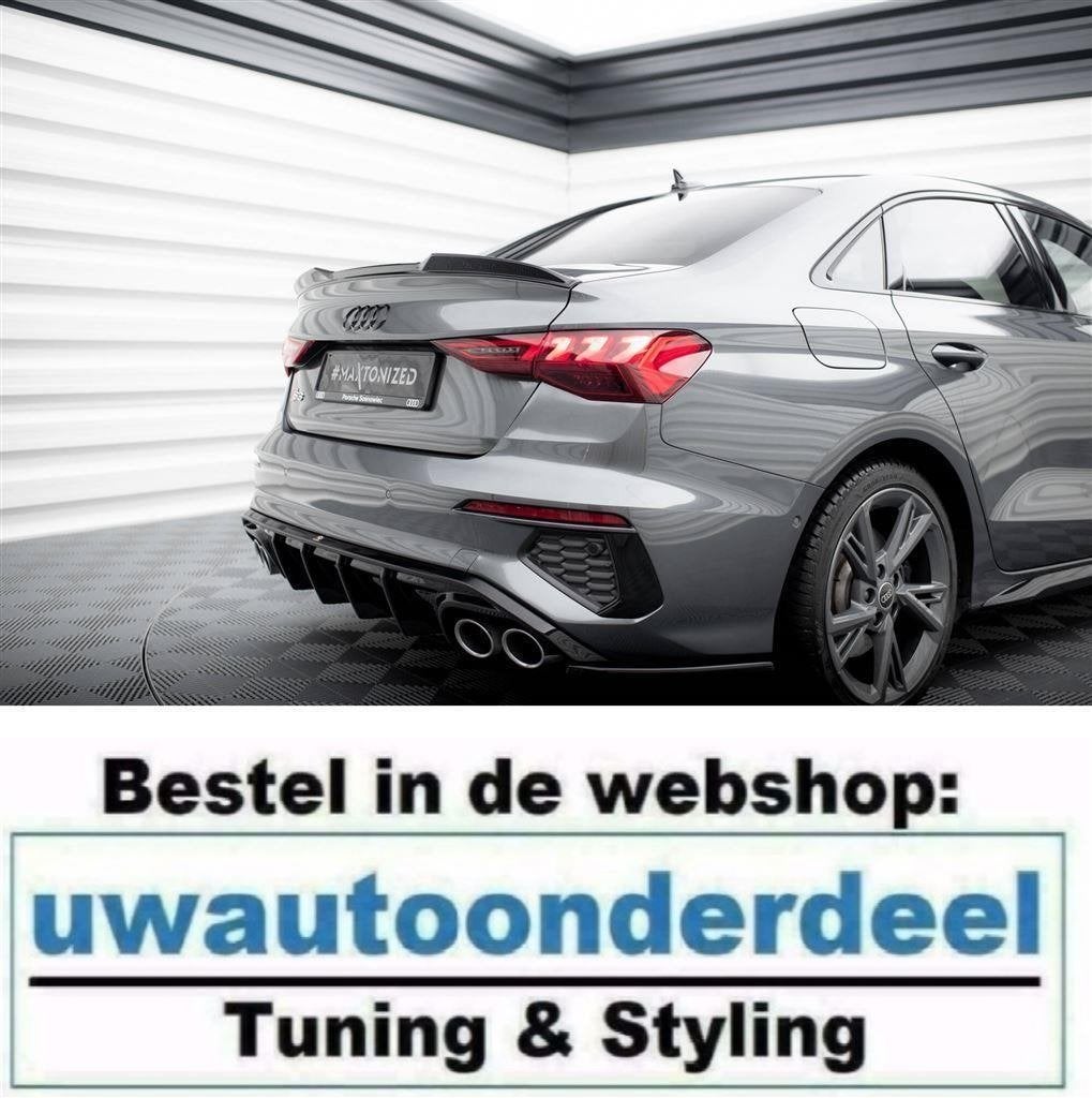 Maxton Achterklep Spoiler Lip Geschikt Voor Audi A3 S3 8Y 3D, Envoi