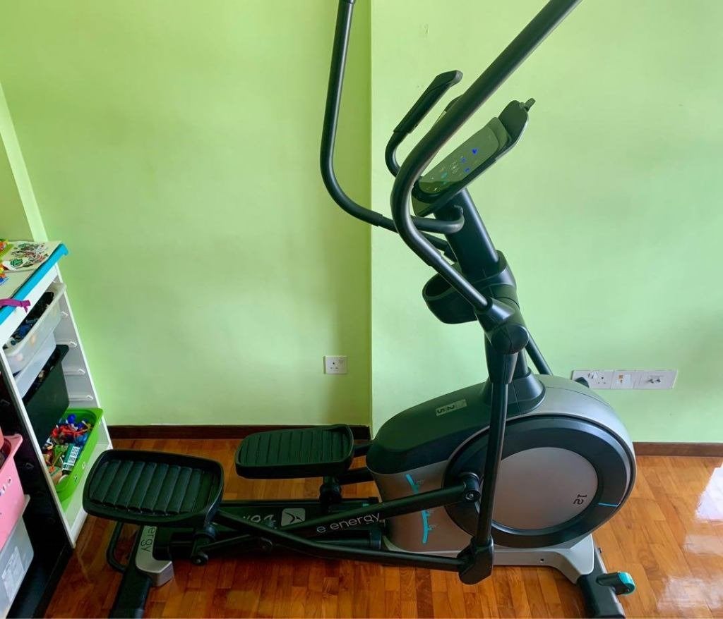 hometrainer Domyos, Sport en Fitness, Ophalen, Benen, Gebruikt, Metaal