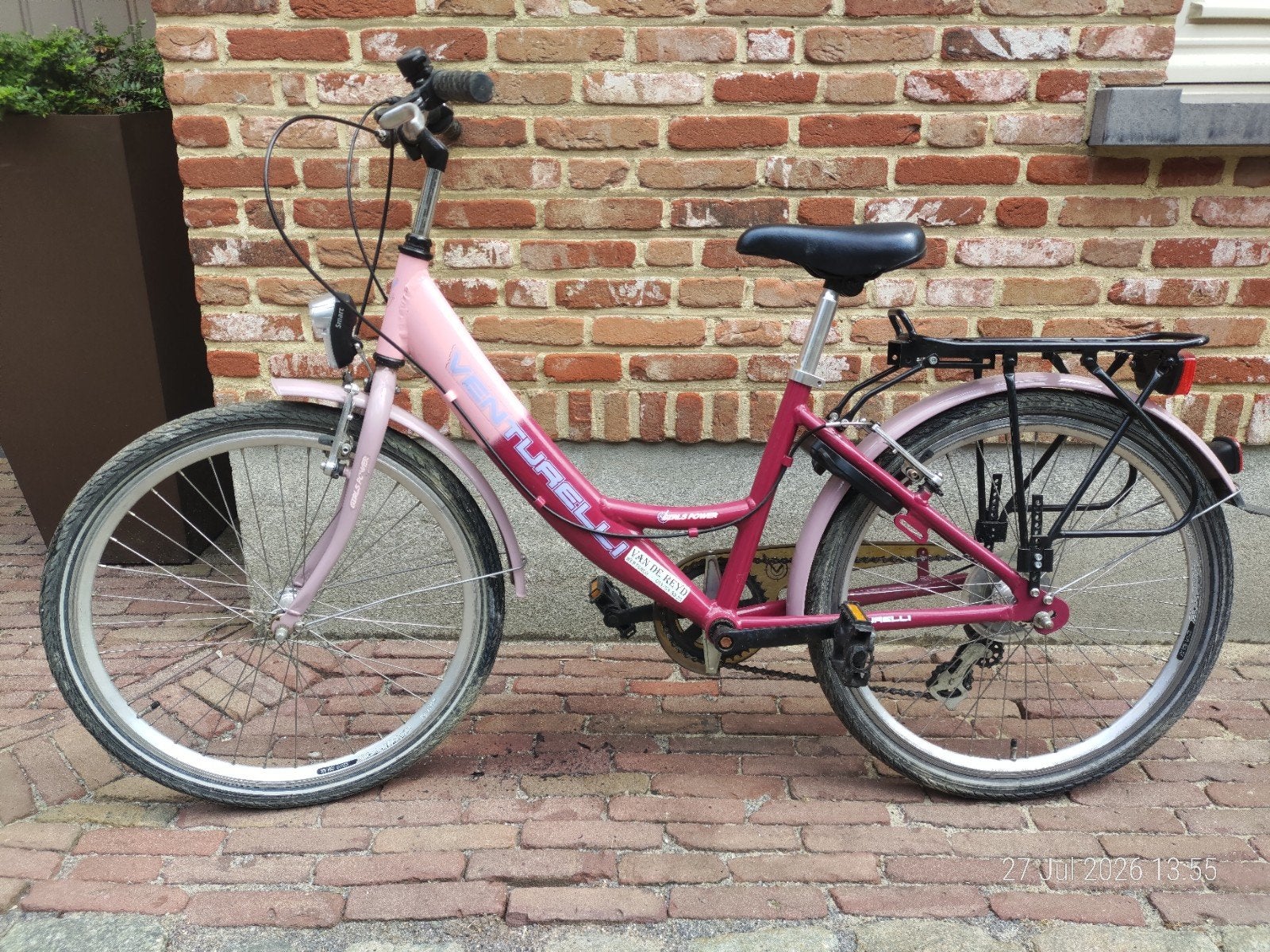 kinderfietsen, Fietsen en Brommers, Ophalen, Gebruikt, Velgrem, Zijwieltjes