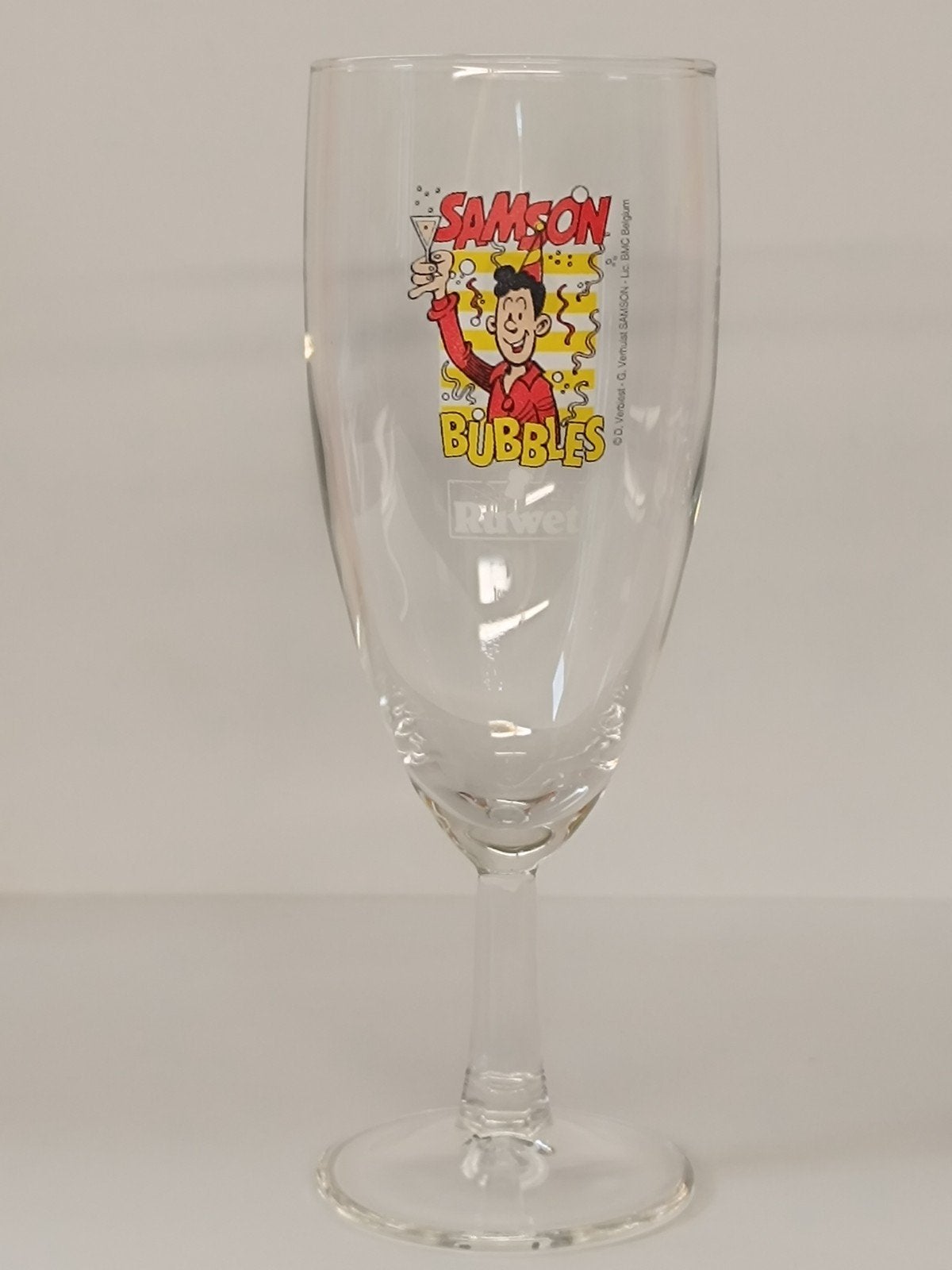 Samson & Gert Bubbles Ruwet Studio 100 glas, Verzamelen, Ophalen of Verzenden