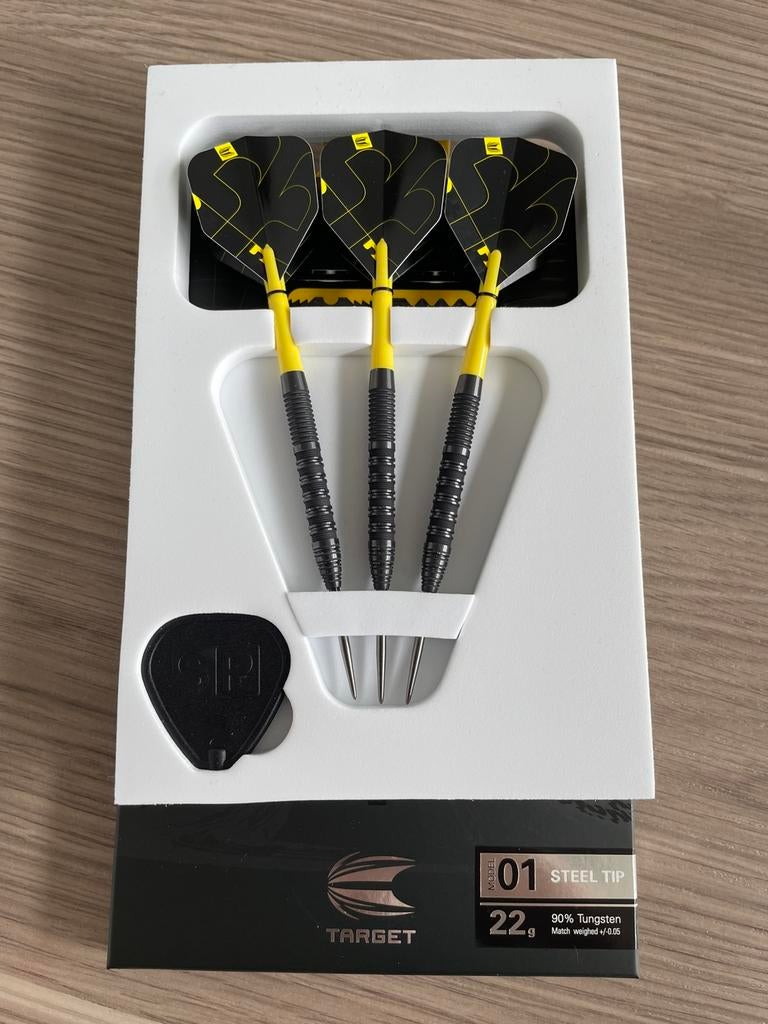 Target Bolide Void 01 22g, Sport en Fitness, Darts, Ophalen of Verzenden, Zo goed als nieuw, Pijlen