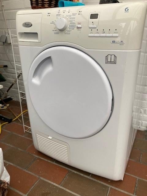 droogkast whirlpool, Elektronische apparatuur, Ophalen, 4 tot 6 kg, Zo goed als nieuw, Voorlader