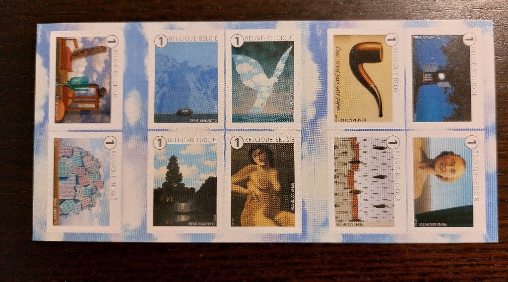 België: René Magritte - B147, Sans timbre, Neuf, Enlèvement ou Envoi, Non oblitéré