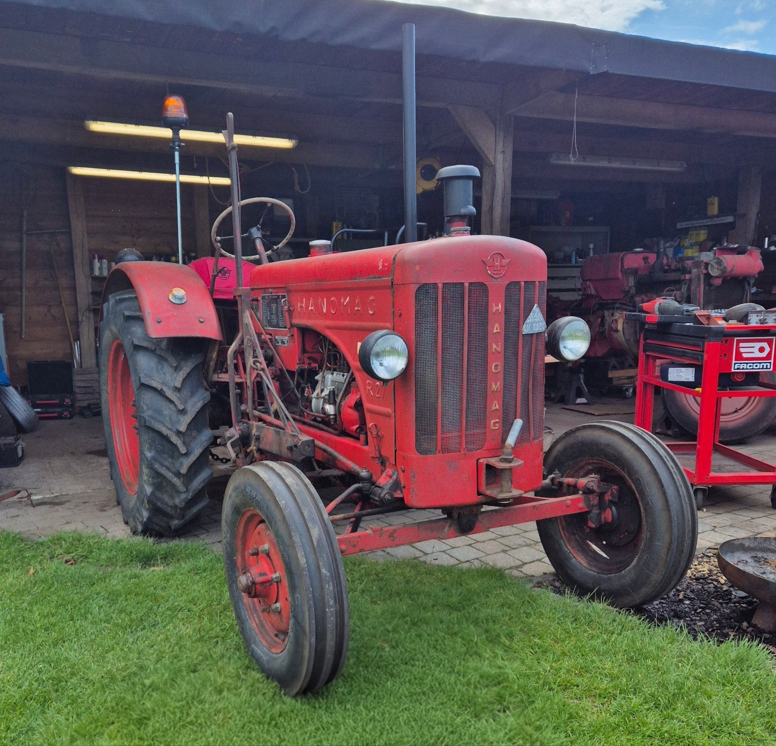 Hanomag R27 originele patina, Enlèvement