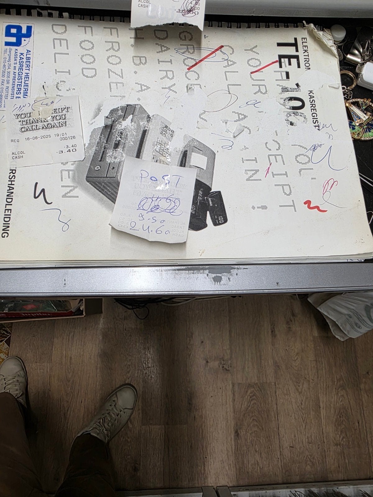 caissier du magasin  casio TE-100, Audio, Tv en Foto, Videobewaking, Ophalen of Verzenden