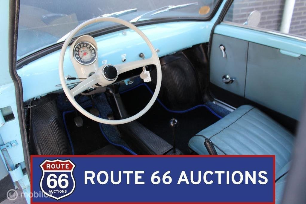 Autobianchi Bianchina Panoramica | 1964 | Route 66 Auctions, Auto's, Oldtimers, Overige merken, Zwart, Bedrijf, Handgeschakeld
