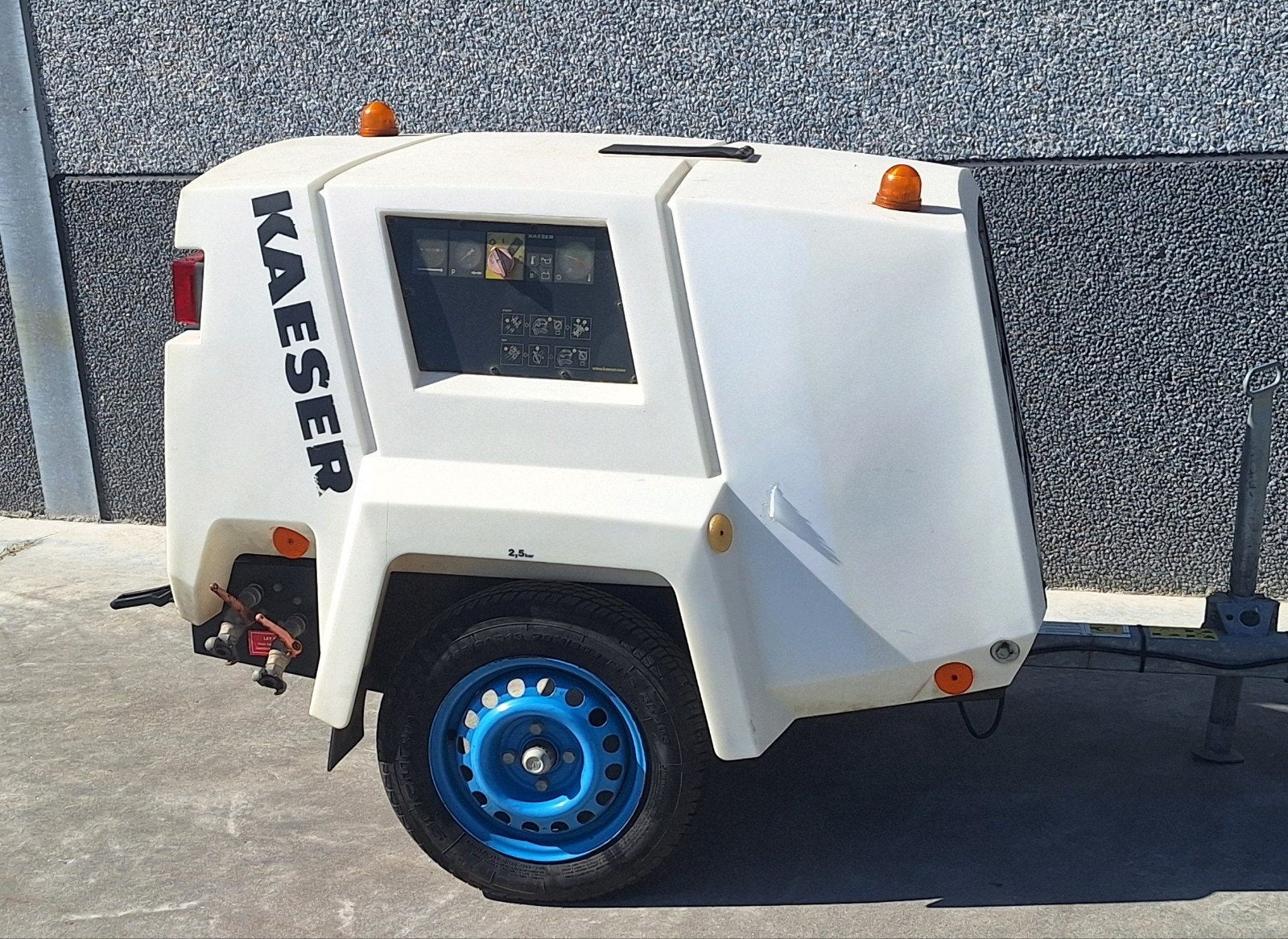 Kaeser compressor, Ophalen