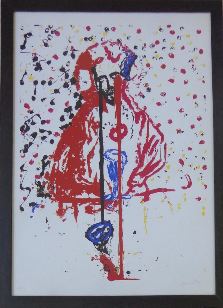 FRED BERVOETS / FRED-CHRISTUS / KLEURZEEFDRUK 97x70cm KADER, Antiquités & Art, Enlèvement