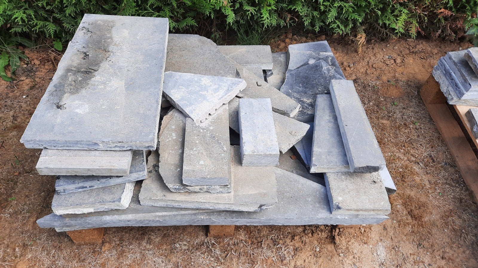 pierres bleues belges, Bricolage & Construction, Enlèvement, Utilisé