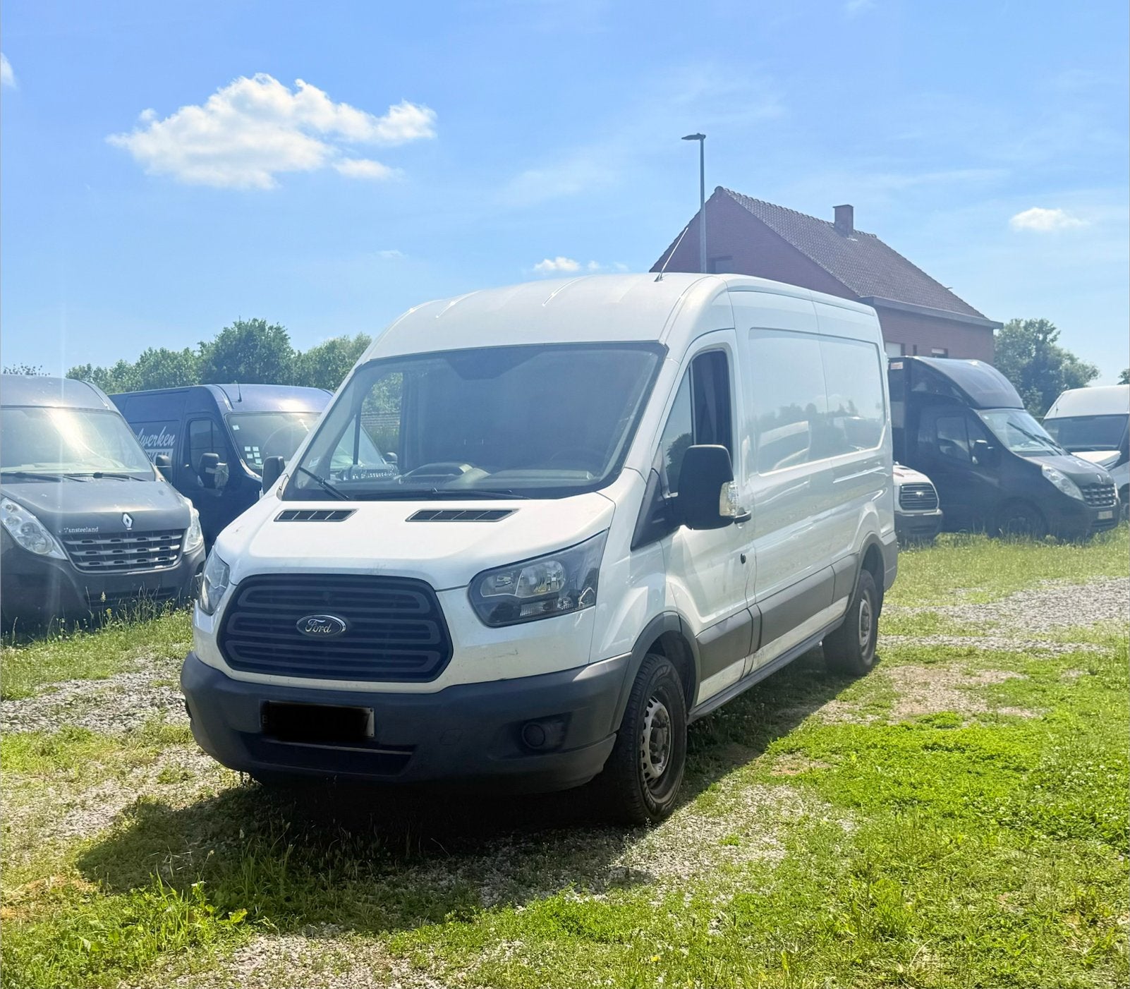 Ford Transit L3, Stof, Euro 6, 4 cilinders, Wit