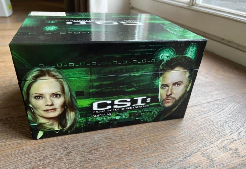 Dvd-box CSI seizoen 1-5, Ophalen, Zo goed als nieuw