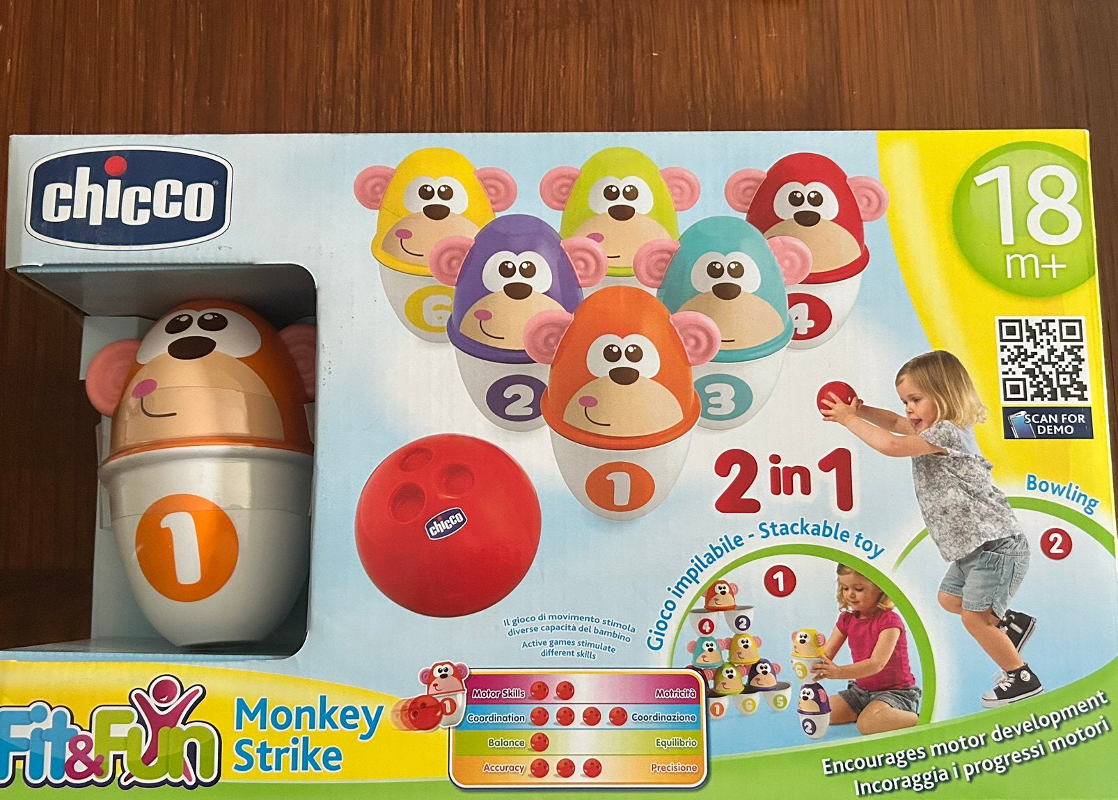 Chicco-Bowling de la jungle, Enfants & Bébés, Enlèvement, Neuf