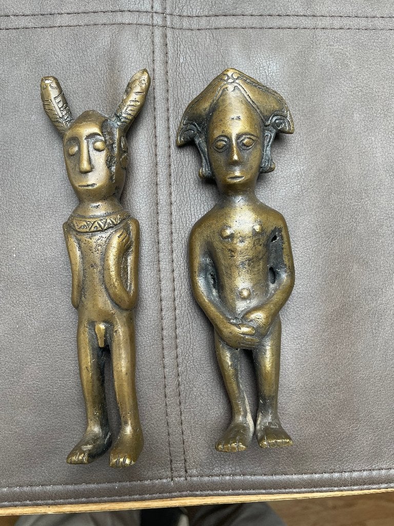 koperen beeldjes, Ophalen, Brons