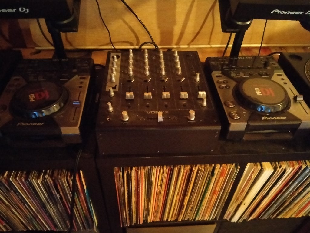 dj set vonyx mengpaneel met dj cd spelers cdj-400, Audio, Tv en Foto, Cd-spelers, Ophalen, Gebruikt, Pioneer