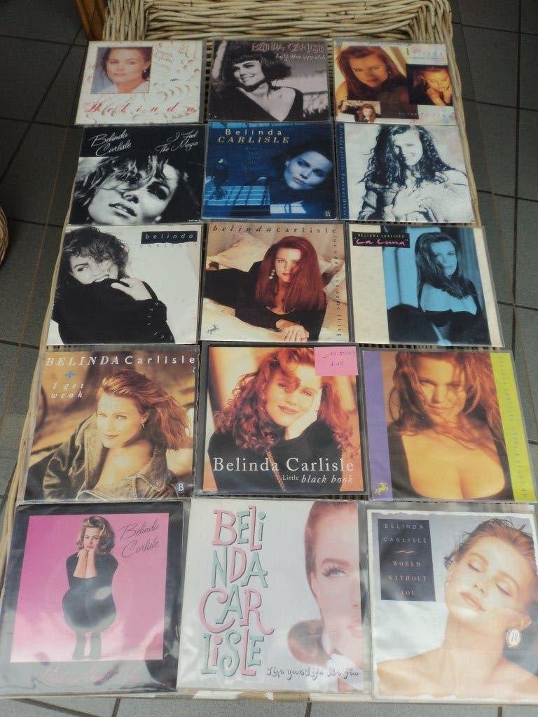 Belinda Carlisle lot van 15 singles voor 15 euro!, Cd's en Dvd's, Vinyl Singles, 7 inch, Ophalen of Verzenden, Pop, Overige typen