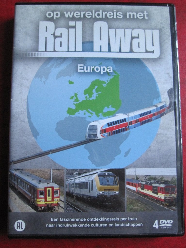 Rail Away: Op wereldreis met Rail Away - Europa (4 disc), Cd's en Dvd's, Alle leeftijden, Ophalen of Verzenden, Zo goed als nieuw