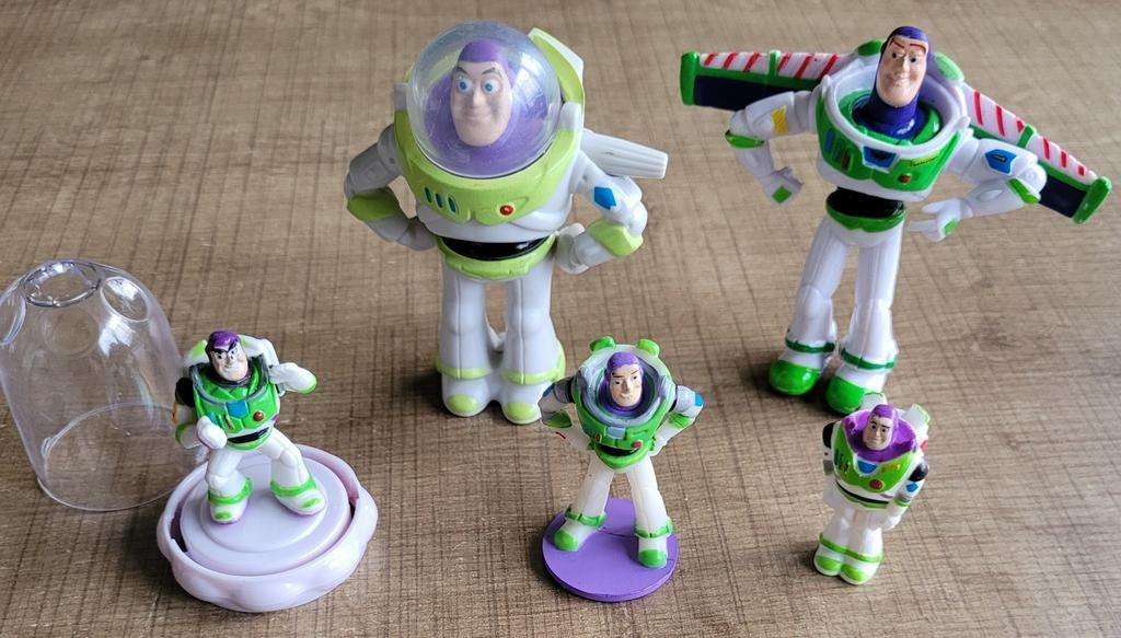 Toy Story - Buzz Lightyear: 5 figuurtjes, Verzamelen, Ophalen of Verzenden, Gebruikt